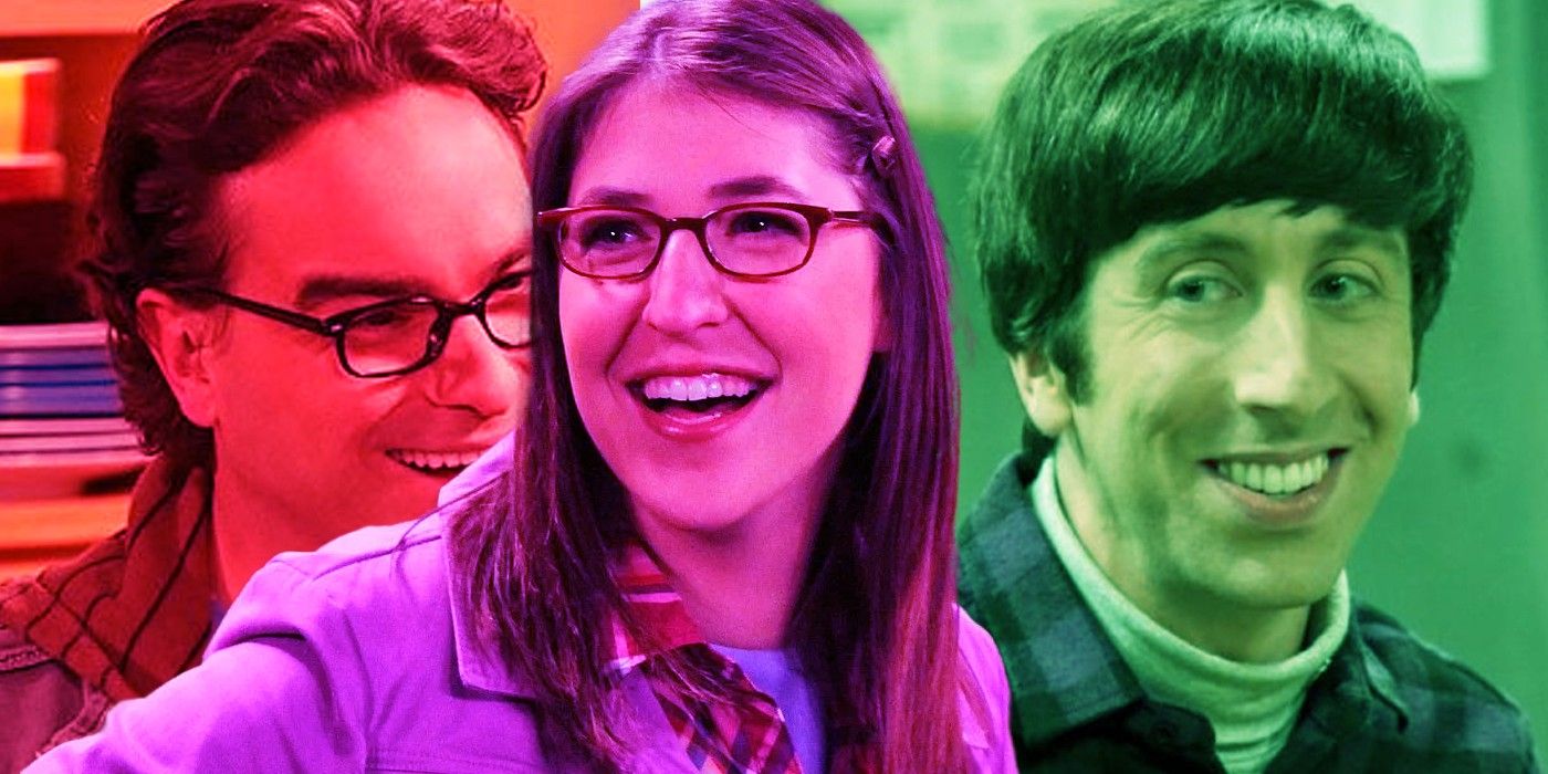 Custom image of Leonard, Amy and Howard in The Big Bang Theory