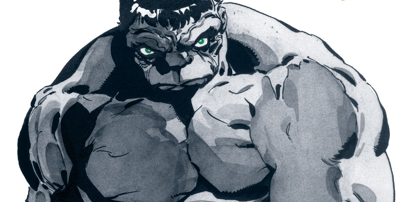 Gray Hulk coming staring directly at you.