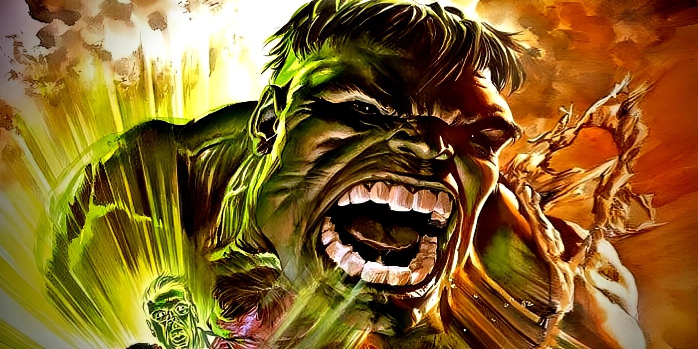 The Hulk screaming in unparalleled rage. 