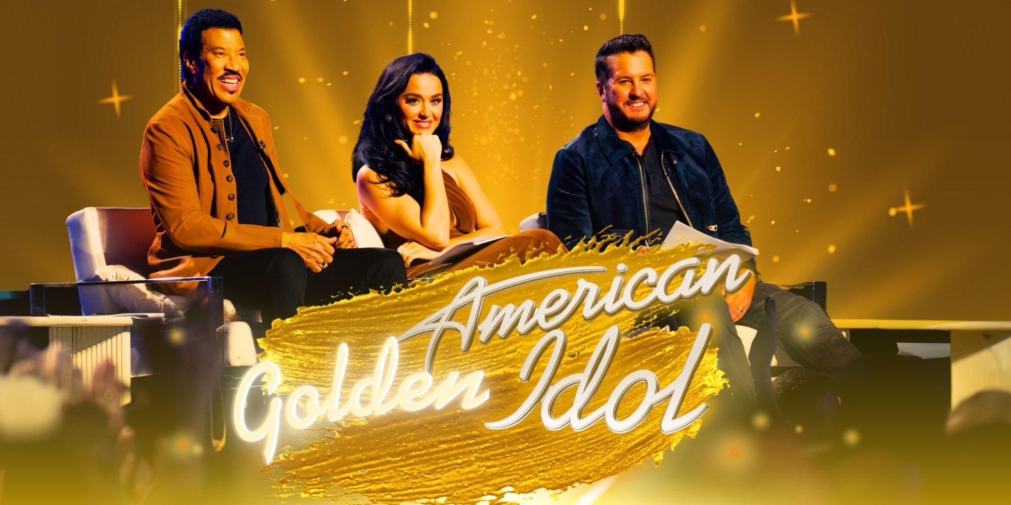 American idol judges with gold