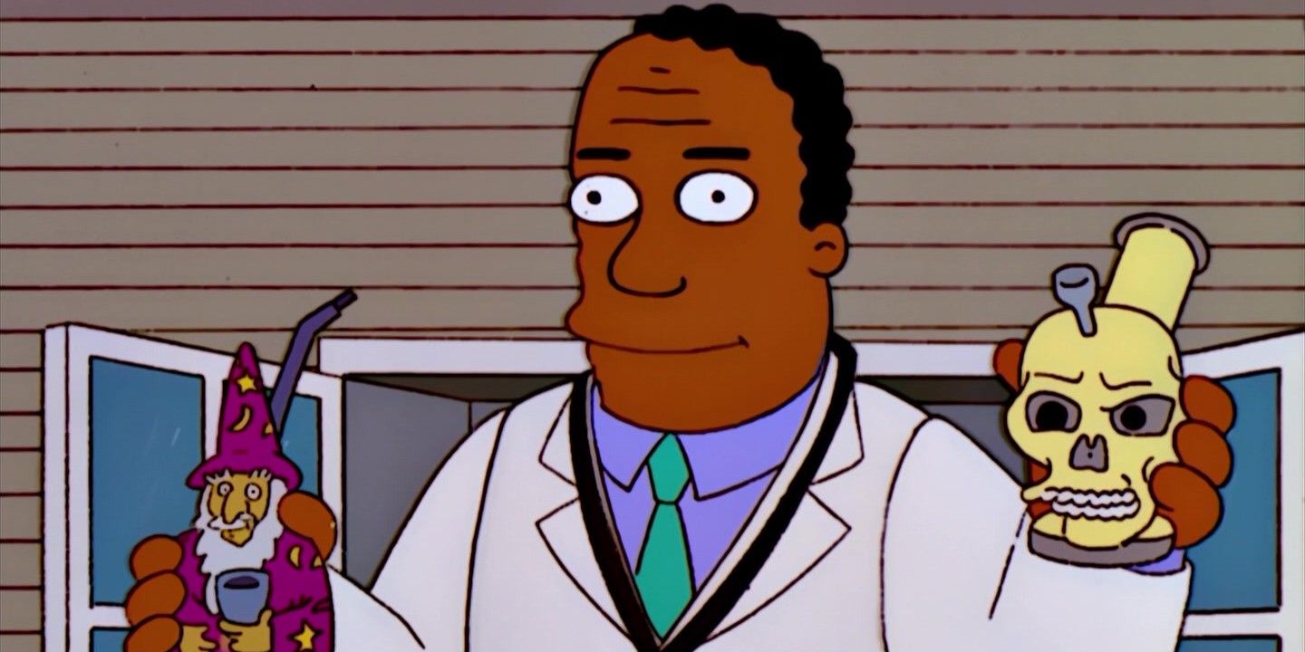 Homer`s doctor offering him marijuana pipes