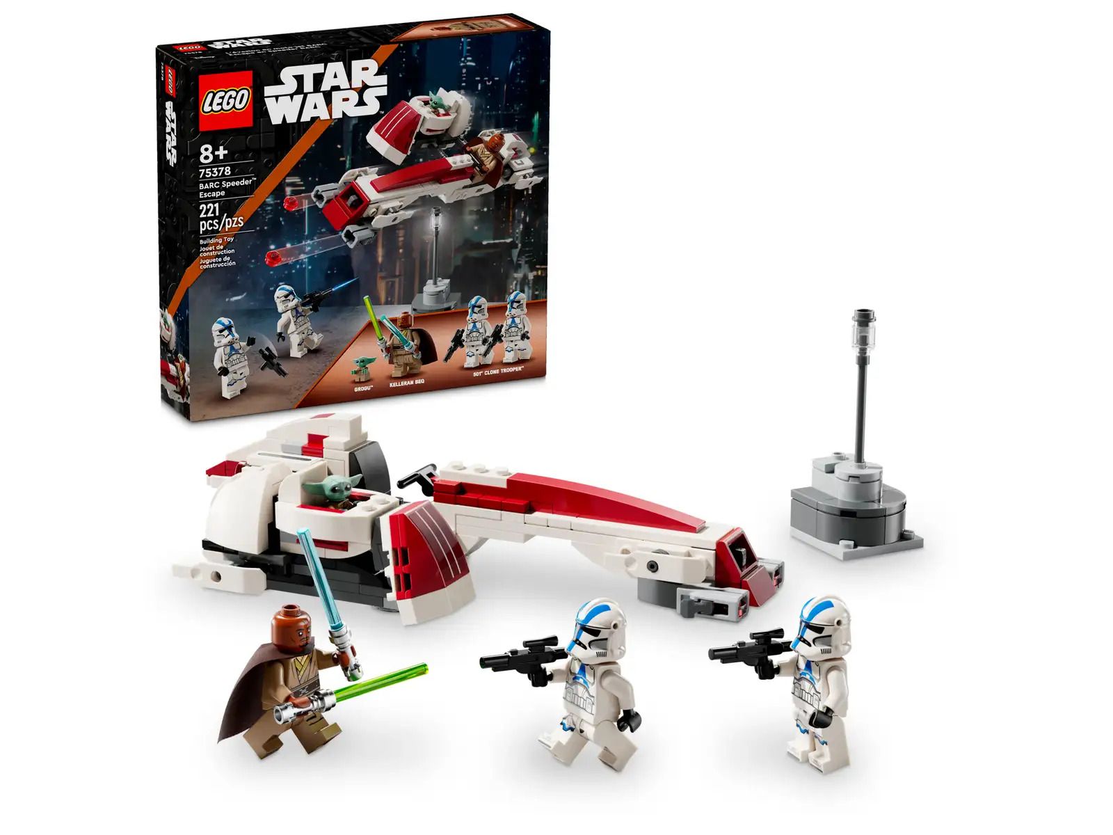 LEGO Returns To Order 66 With Kelleran Beq's BARC Speeder Escape (Review)