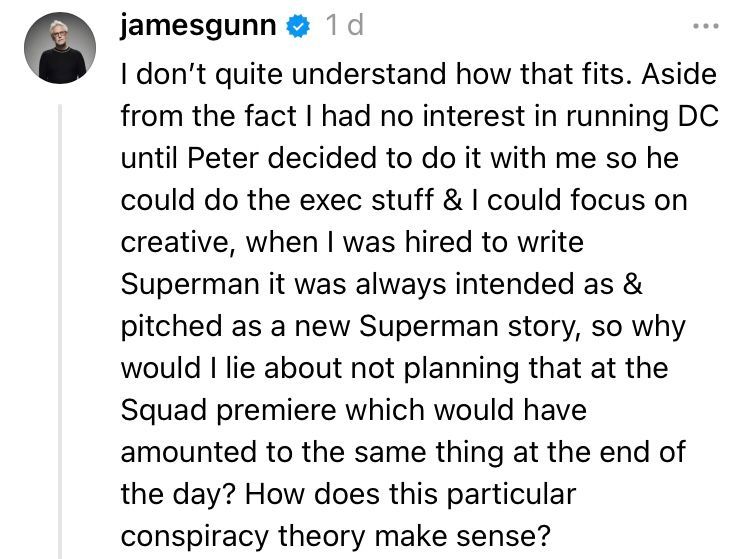 James Gunn Clears Up Henry Cavill Superman Conspiracy Theory
