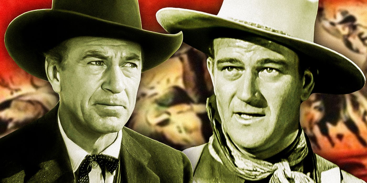 _(Gary-Cooper-as-Marshal-Will-Kane)-from-High-Noon-and-(John-Wayne-as-Ringo-Kid)-from-Stagecoach