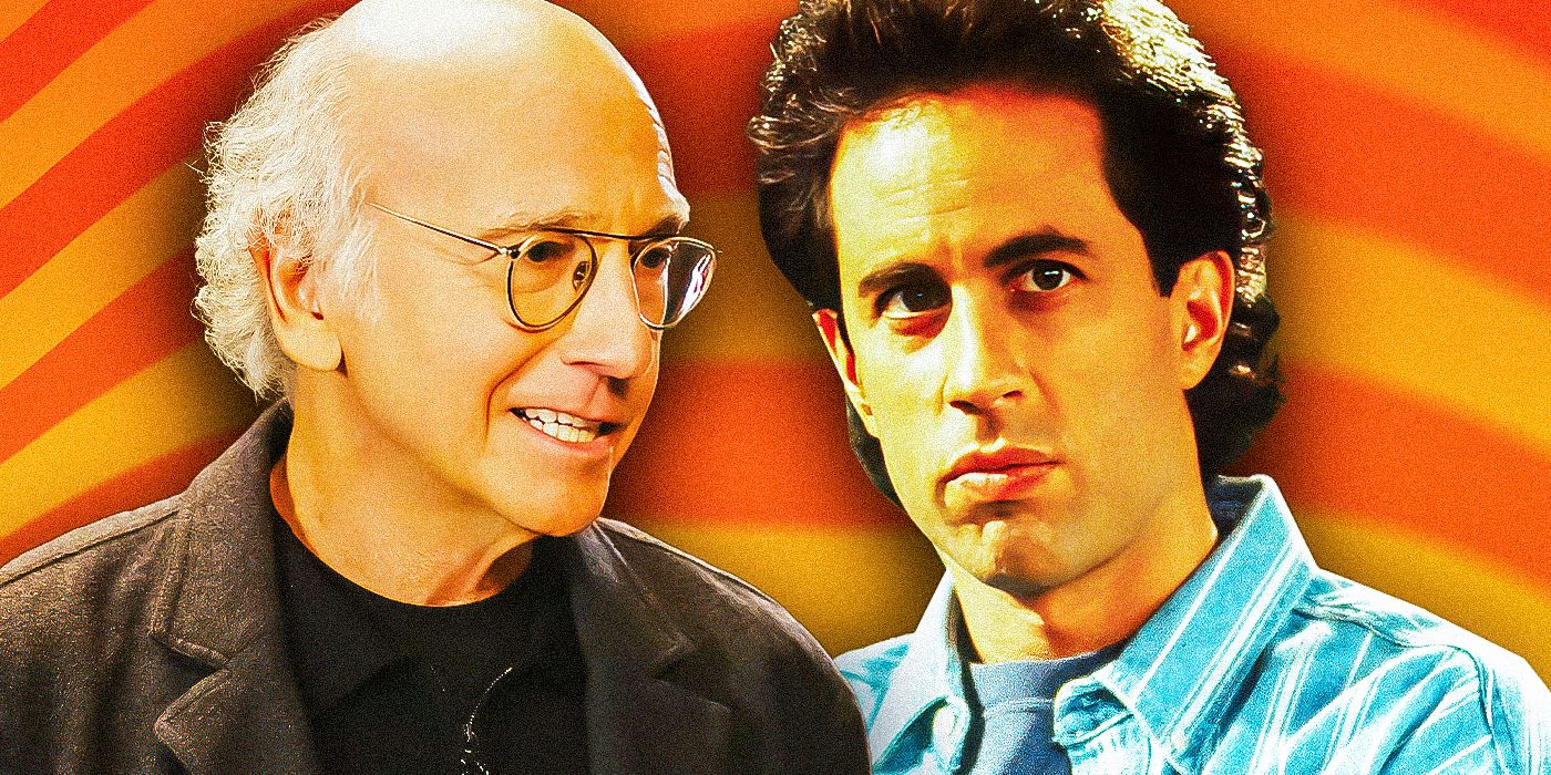 Larry David from Curb Your Enthusiasm and Jerry Seinfeld in Seinfeld