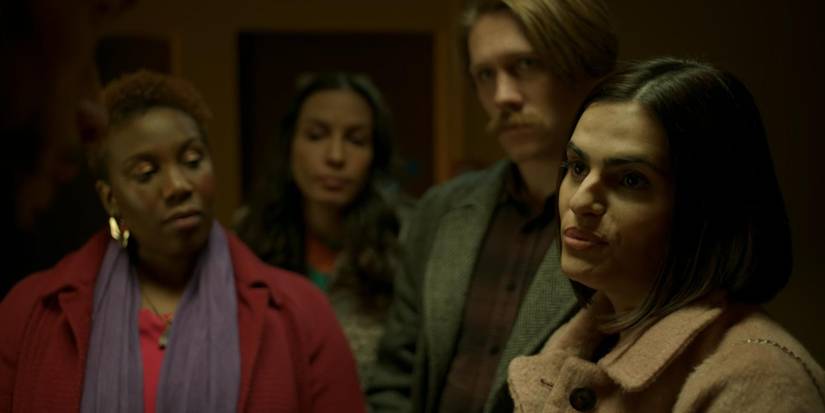 Teri (Nava Mau) and her friends attend Donny's comedy show in Baby Reindeer.