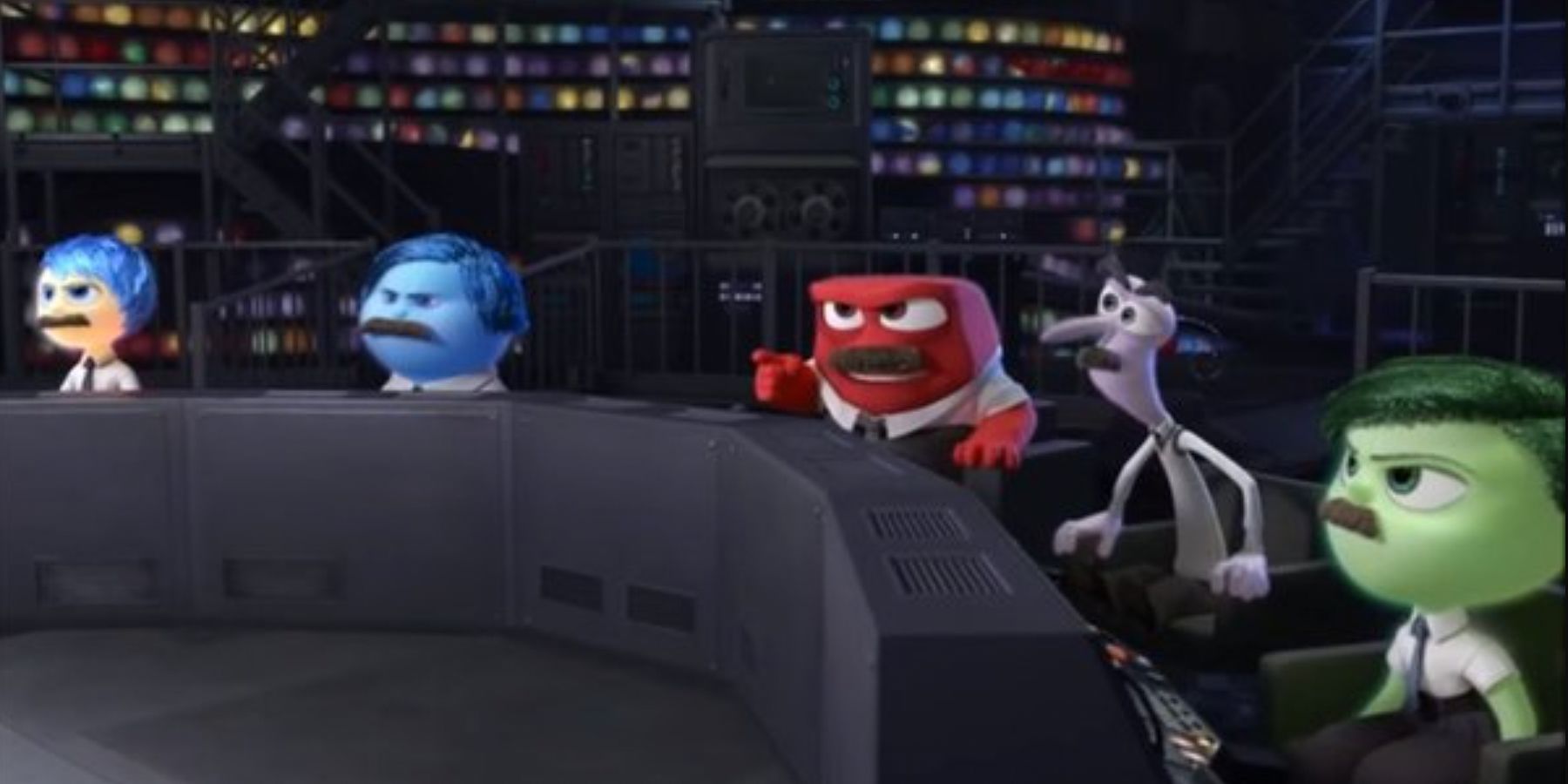 Anger of the Father leading the emotions in Inside Out