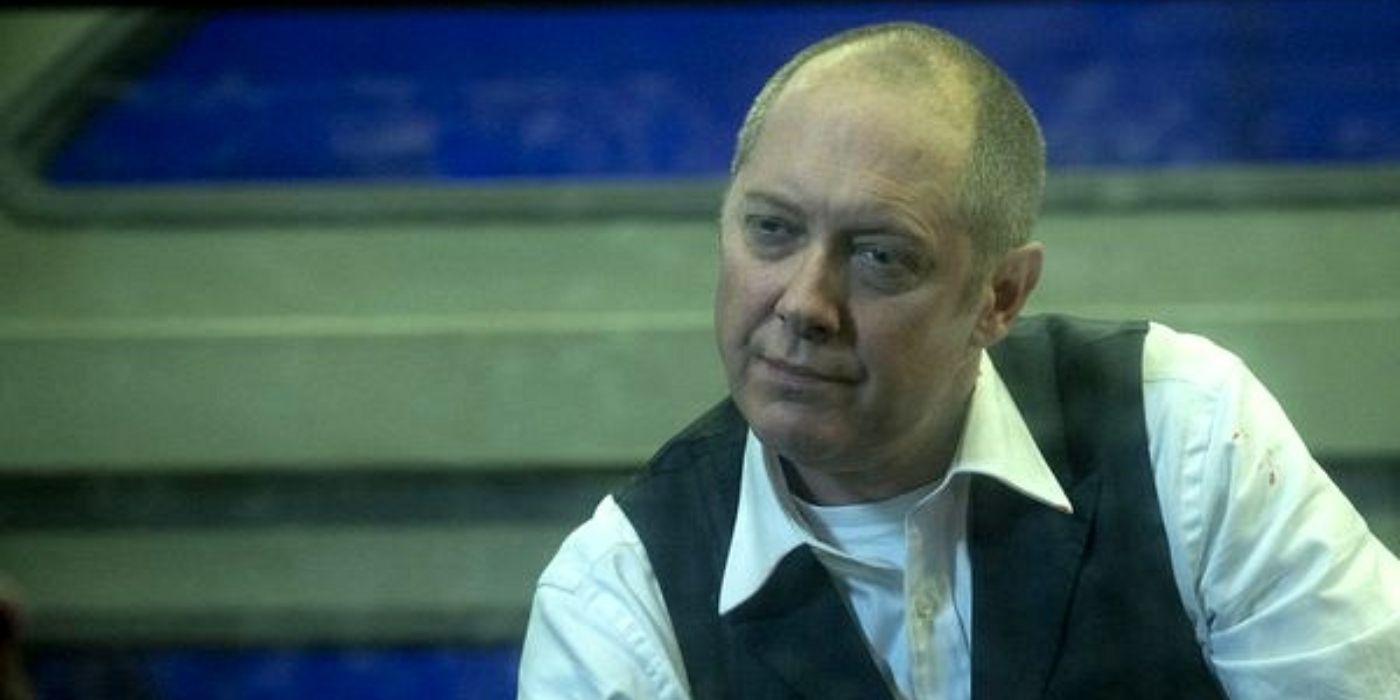 James Spader as Reddington looking unimpressed in The Blacklist.