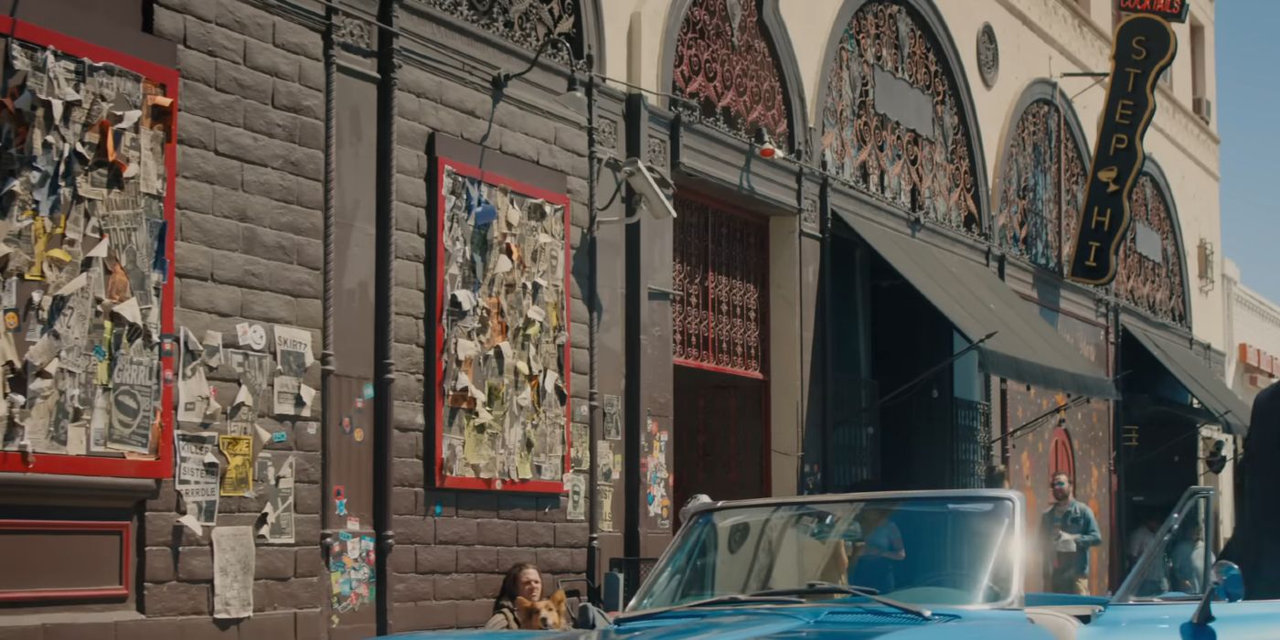 John Sugar's car pulls up outside the Stephi bar in Los Angeles in Apple TV+'s Sugar.