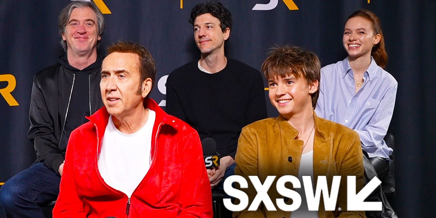 Edited image of Arcadian cast & creatives at SXSW interview