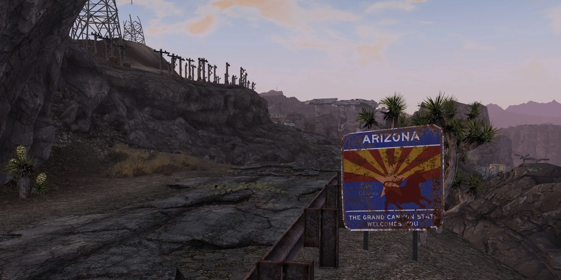 Fan de Fallout capta una increíble imagen de la vida real de una ubicación icónica de New Vegas