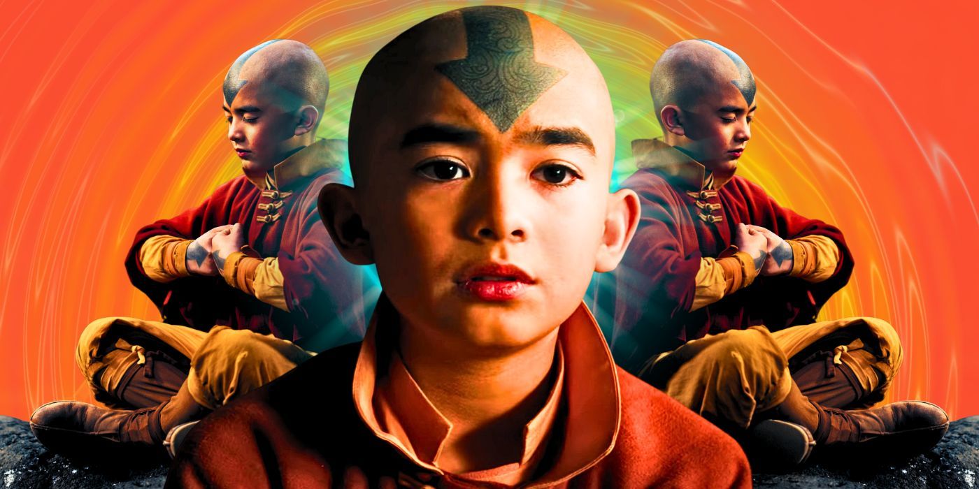 Images of Gordon Cormier as Aang in Netflix's Avatar: The Last Airbender