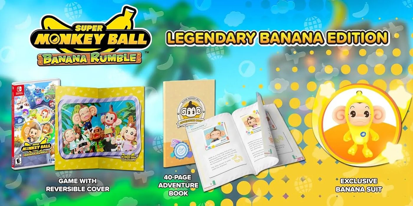 Super Monkey Ball Banana Rumble: дата выхода, издания, бонусы за предзаказ и персонажи