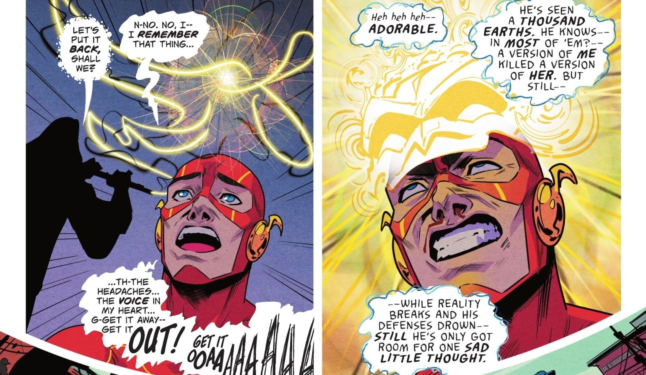 Barry Allen recebe a coroa de Thawnes DC