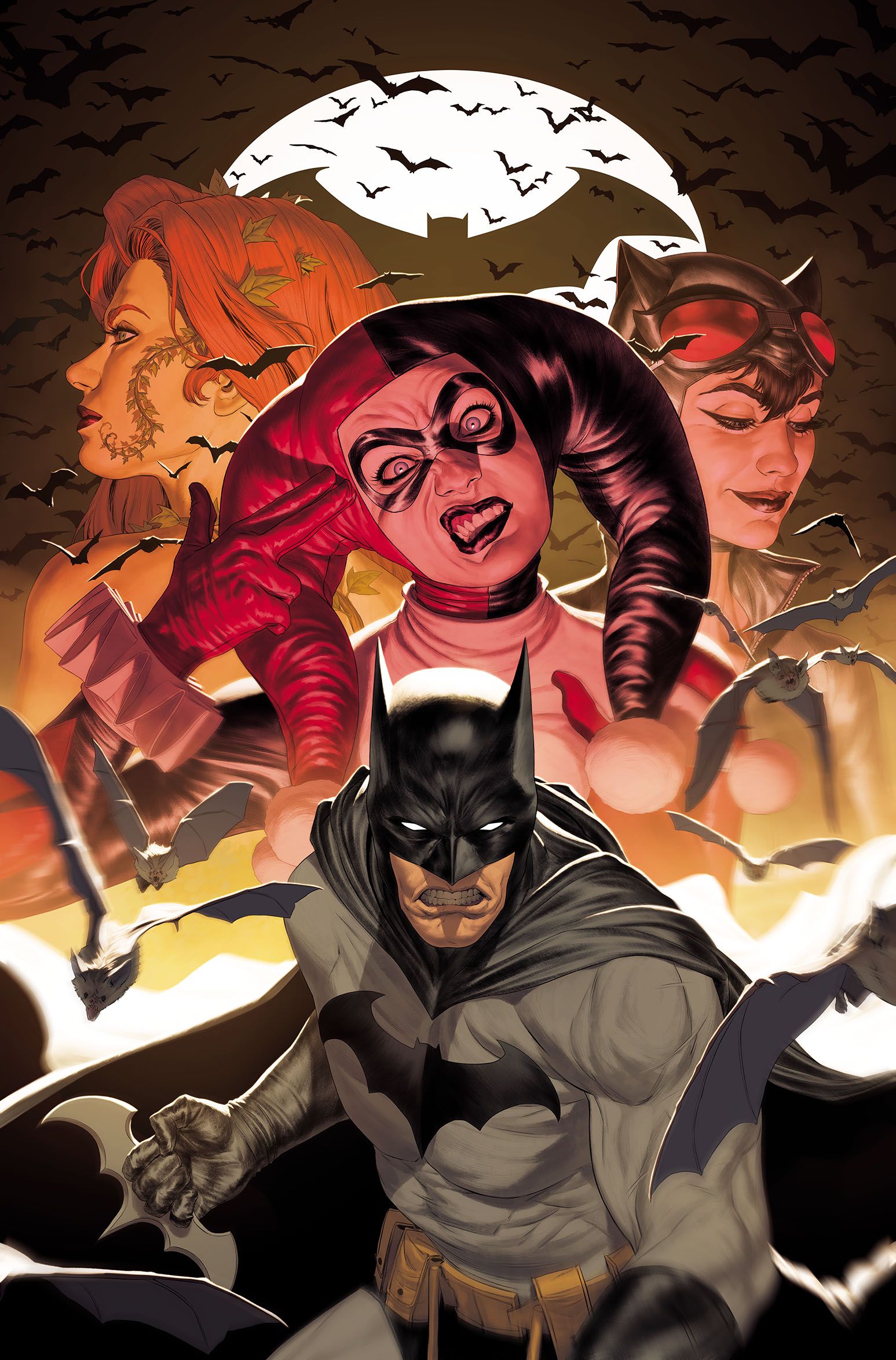 Batman #150 com Poison Ivy Catwoman e Harley Quinn 