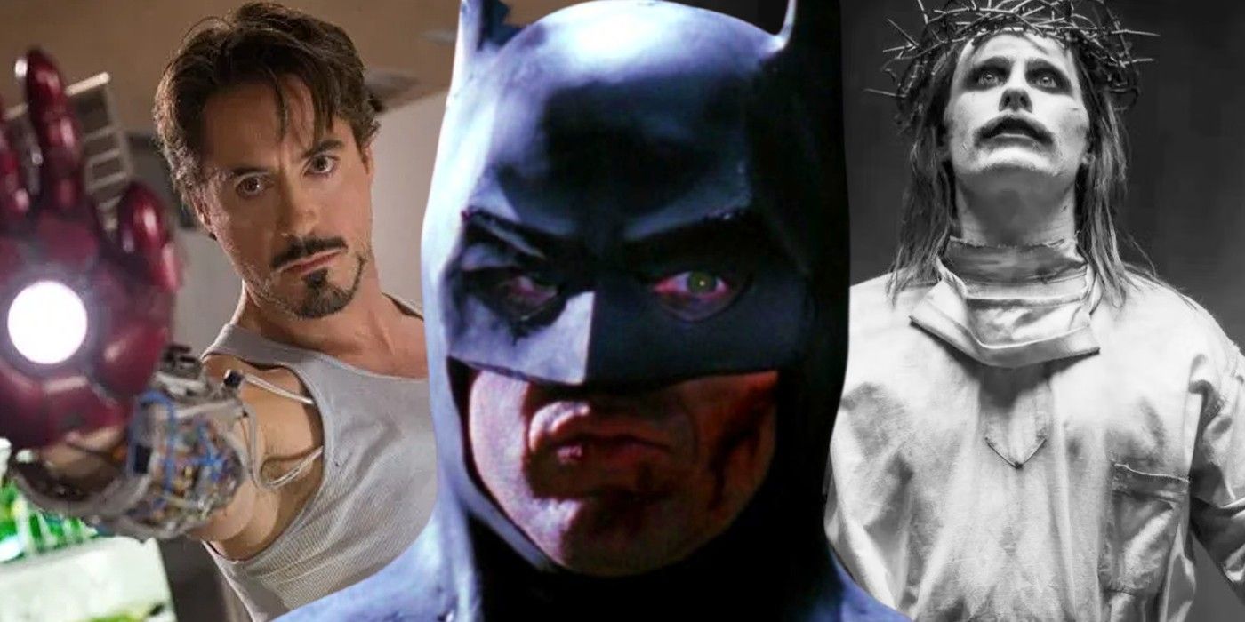 Batman 1989 with Jared Leto's Joker and Iron Man