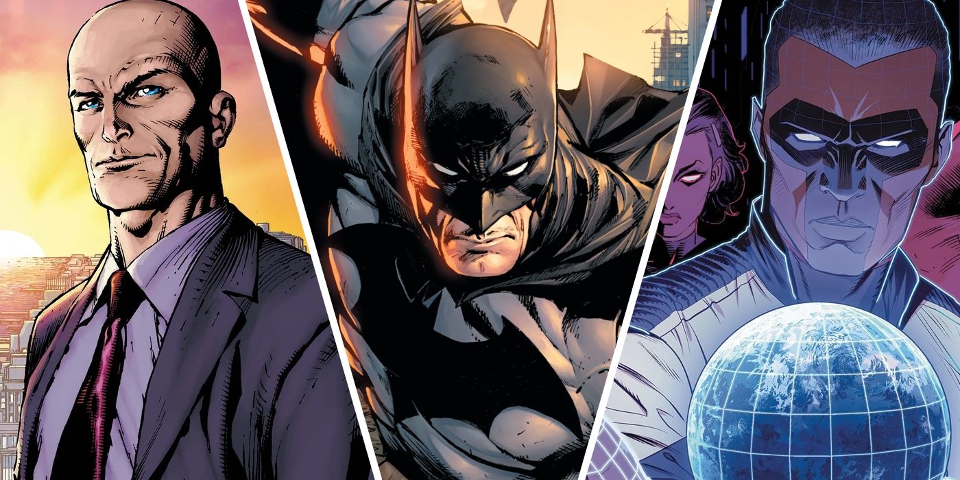 Batman Mister Terrific and Lex Luthor Featured DC