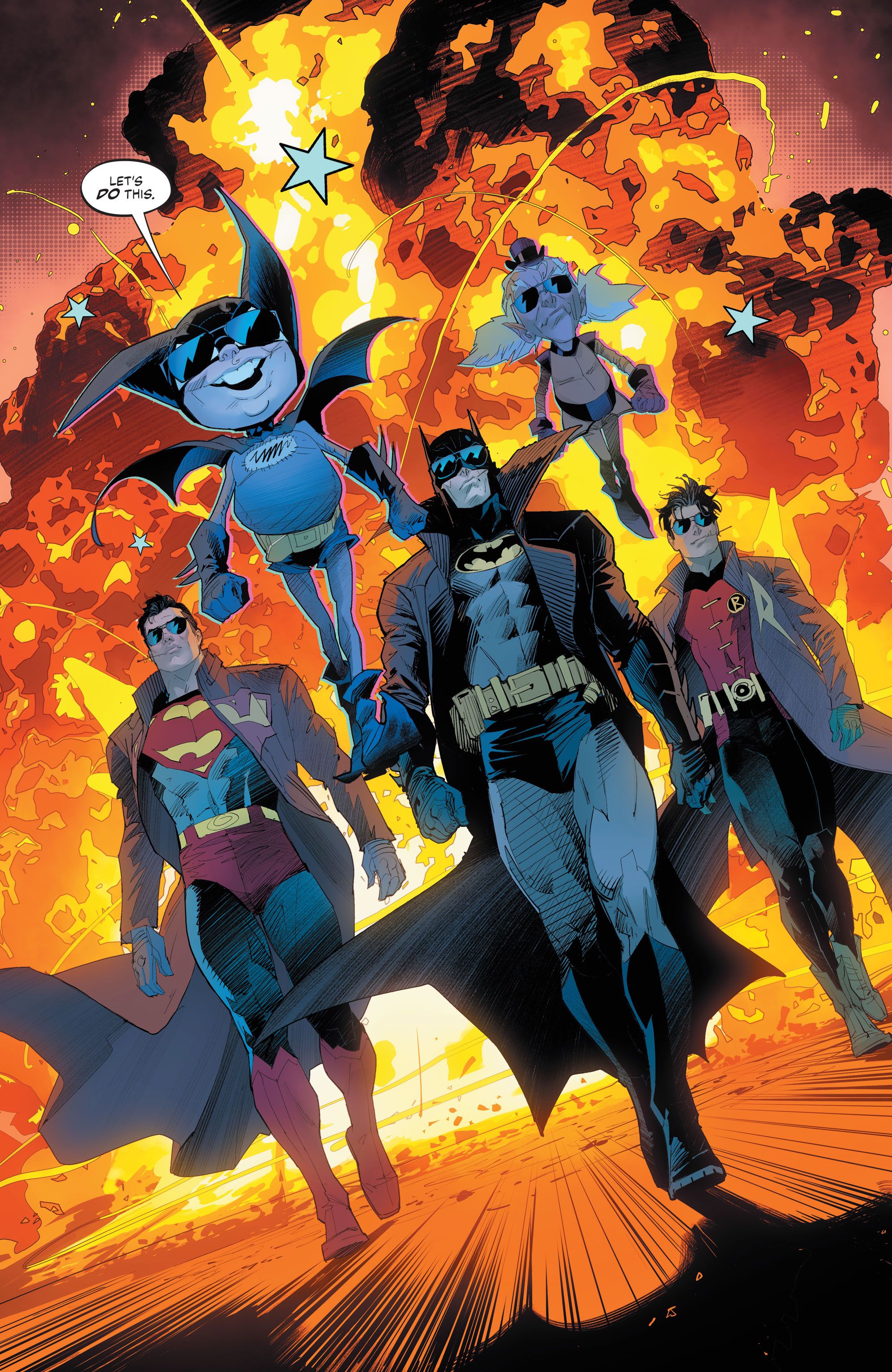 Batman Superman Worlds Finest #26 com Bat-Mite Robin e Mister M