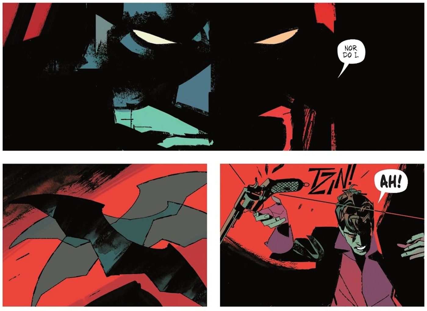 Painéis de quadrinhos: Batman com Dylan Dog