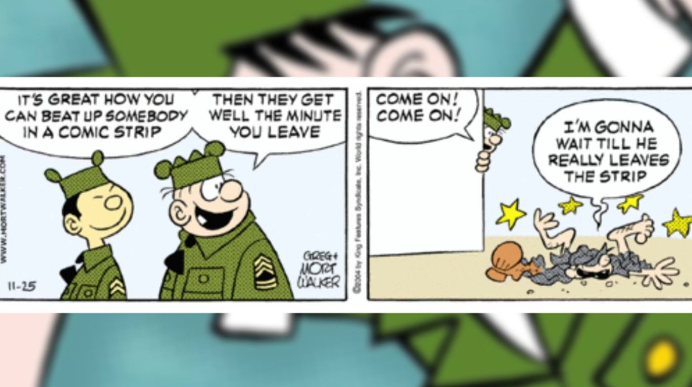 10 Funniest Beetle Bailey Comics That Break the Fourth Wall