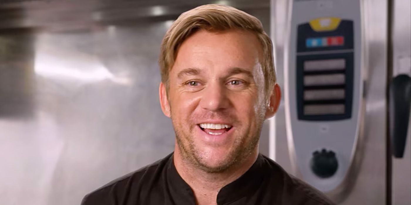 Screenshot of Below Deck's Chef Nick Tatlock smiling