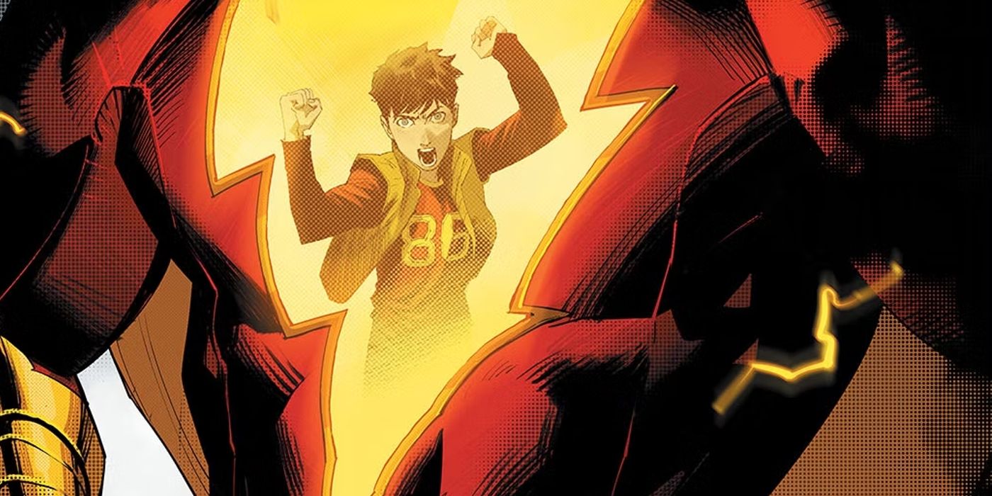 Billy cae en Shazam dentro de Thunderbolt DC