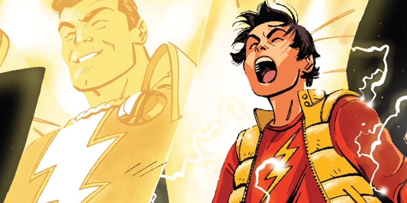 Billy Yelling with the Captain Shazam in Thunderbolt DC