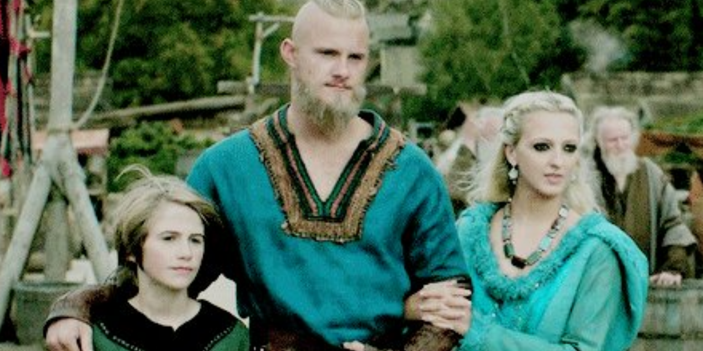 Bjorn and Torvi family children in Vikings (2)