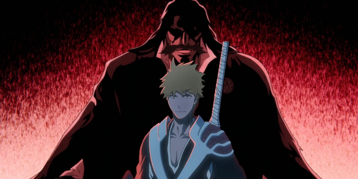 Bleach: Thousand-Year Blood War: Ichigo stands in front of a looming Yhwach