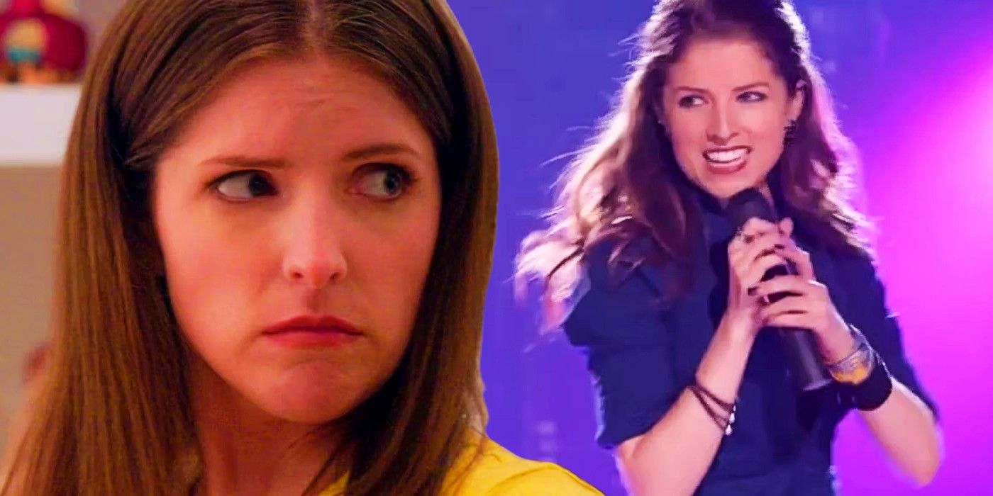 Blended image of Anna Kendrick in A Simple Favor and Pitch Perfect