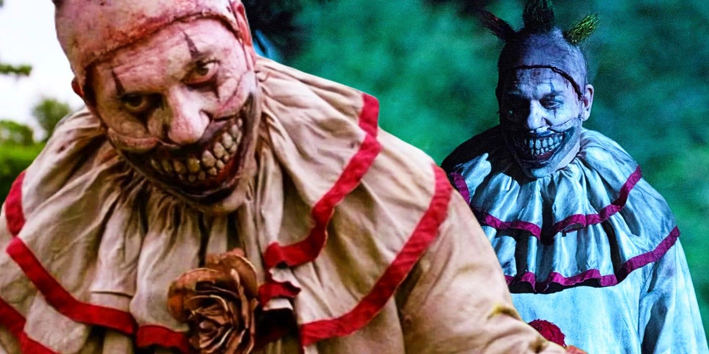 Blended image of Twisty in American Horor Story
