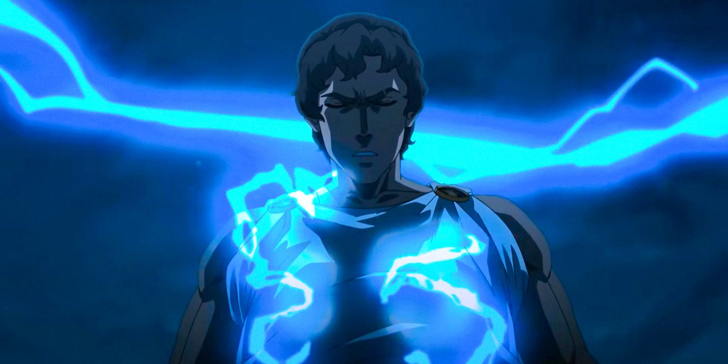 Garça envolta em flash azul no trailer da 2ª temporada de Blood of Zeus