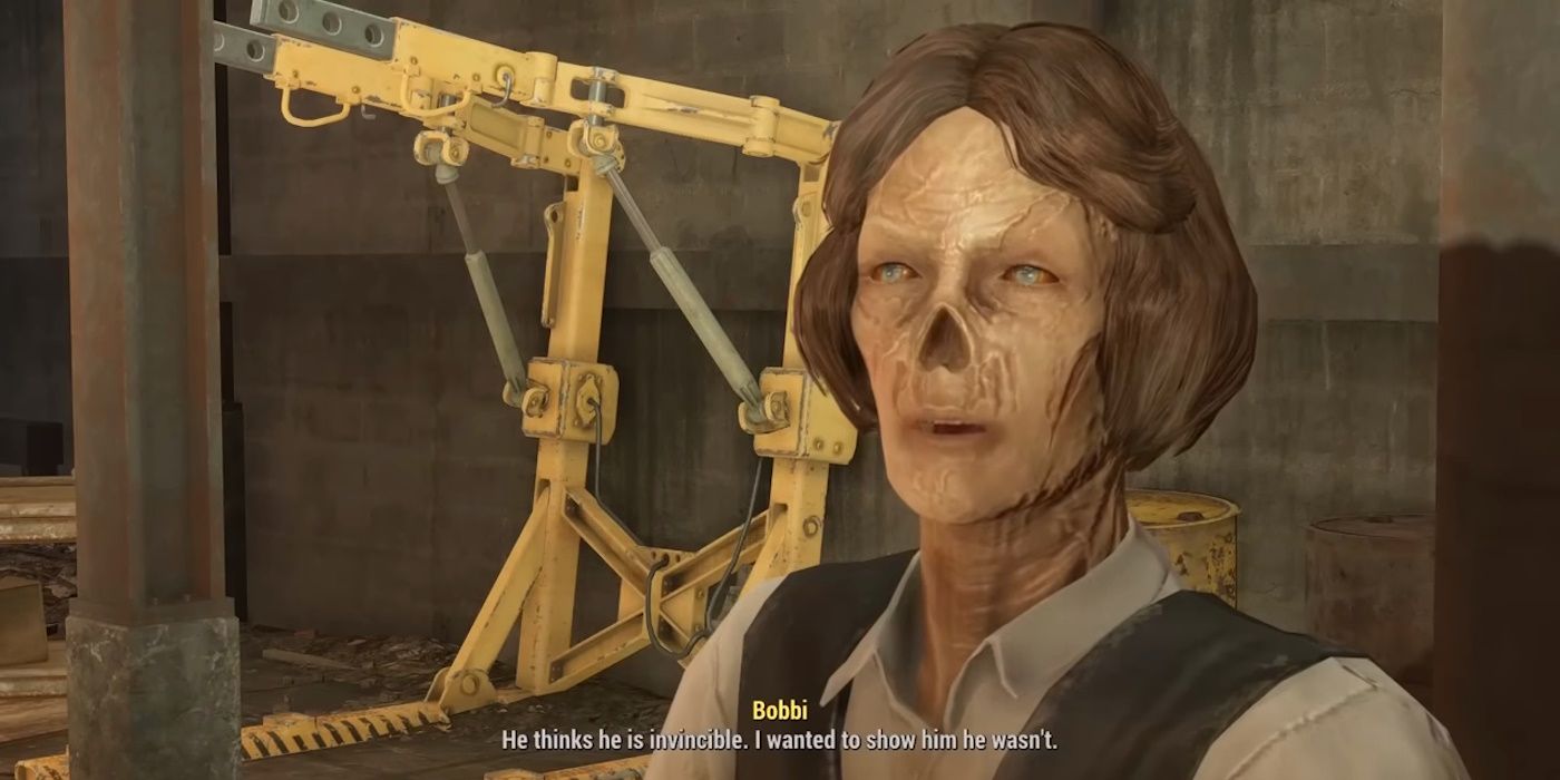 Bobbi No-Nose fala sobre suas motivações para o assalto na missão The Big Dig do Fallout 4