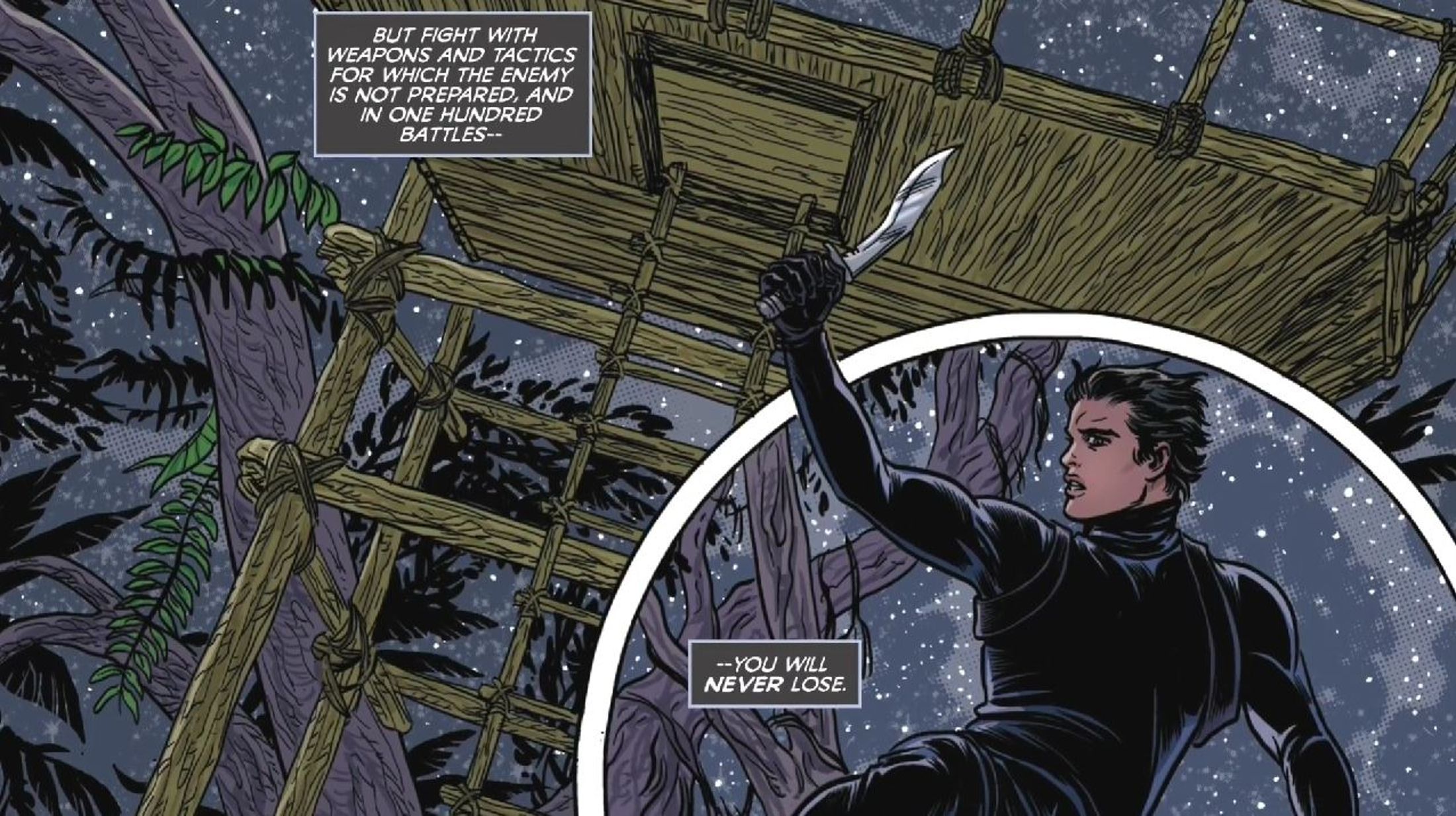 Bruce Wayne Learning to Fight Without Gun DC