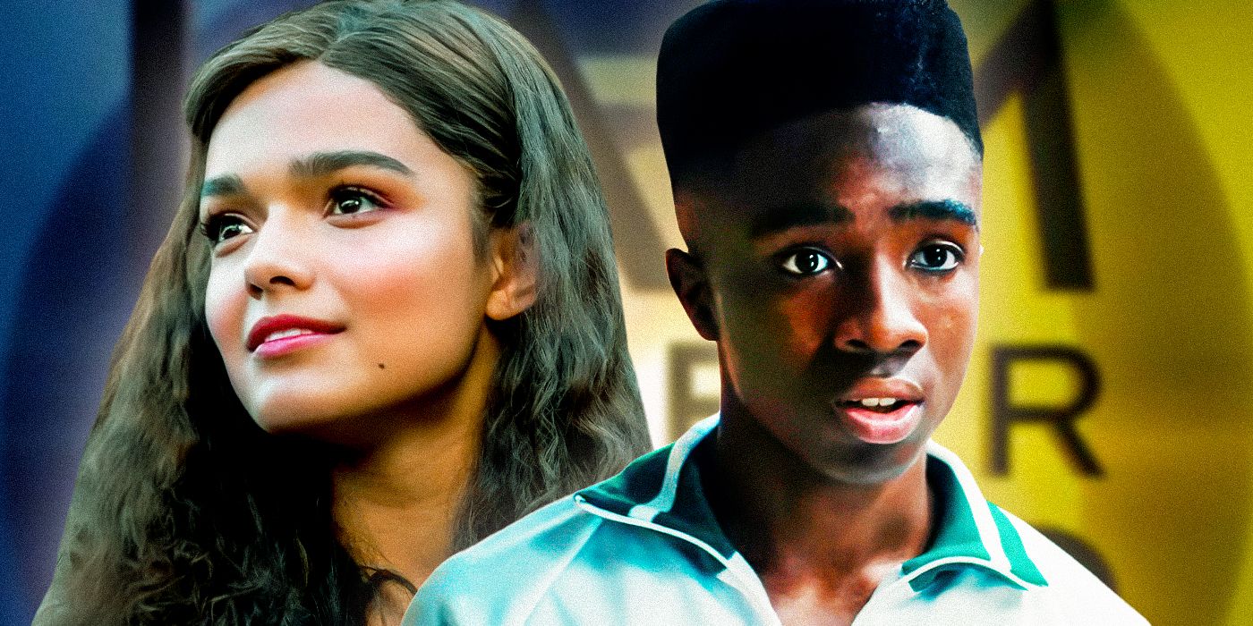 (Caleb-McLaughlin-as-Lucas-Sinclair)-from-Stranger-Things-and-(Rachel-Zegler-as-Lucy-Gray-Baird)-from-The-Hunger-Games-The-Ballad-of-Songbirds-&-Snakes