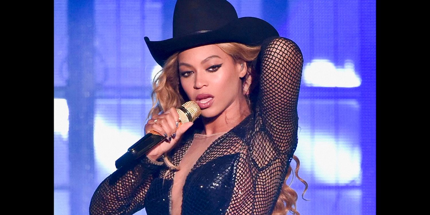 Beyoncé performing wearing a cowboy hat in Call Me Country: Beyoncé & Nashville's Renaissance