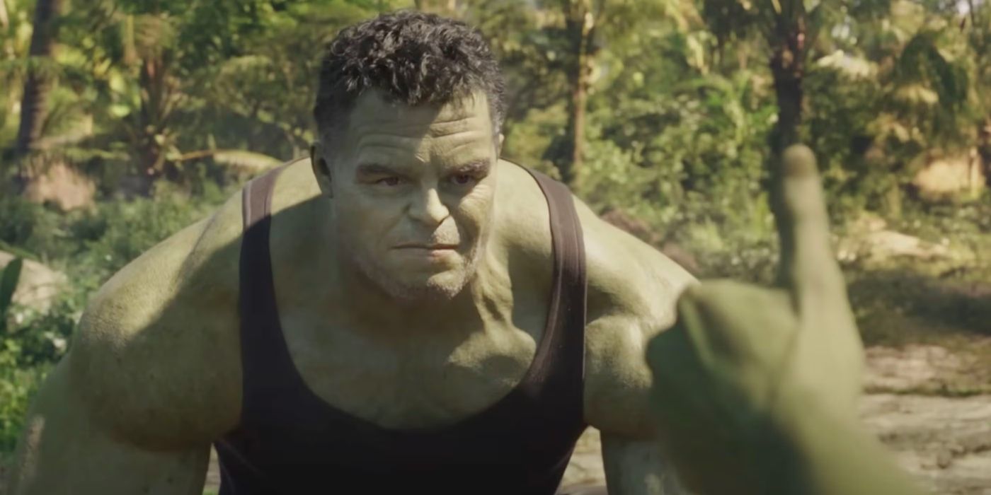 Smart Hulk in She-Hulk season 1 looking annoyed.