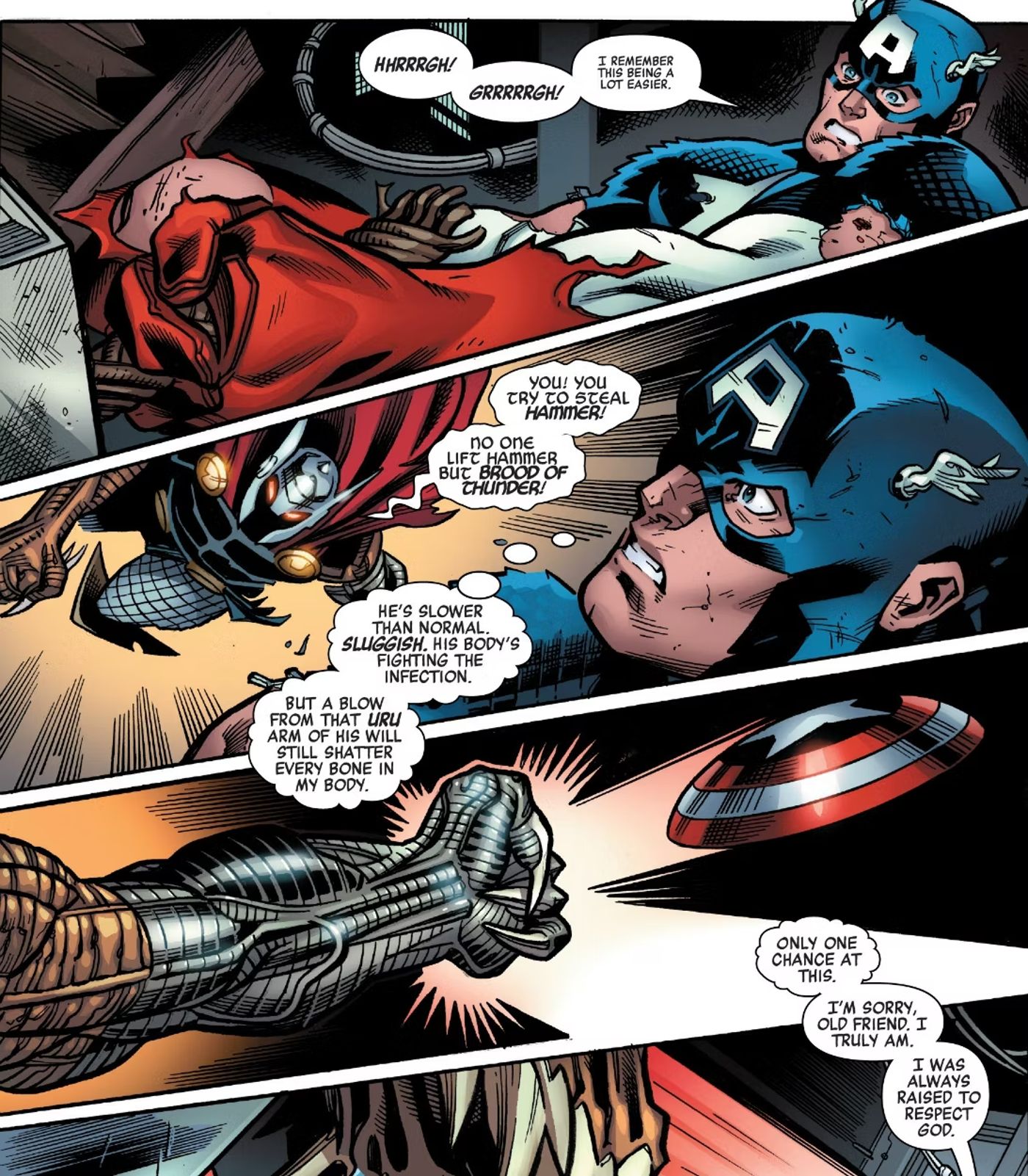 Thor Explains Why Captain America Became Worthy of Mjolnir in Endgame