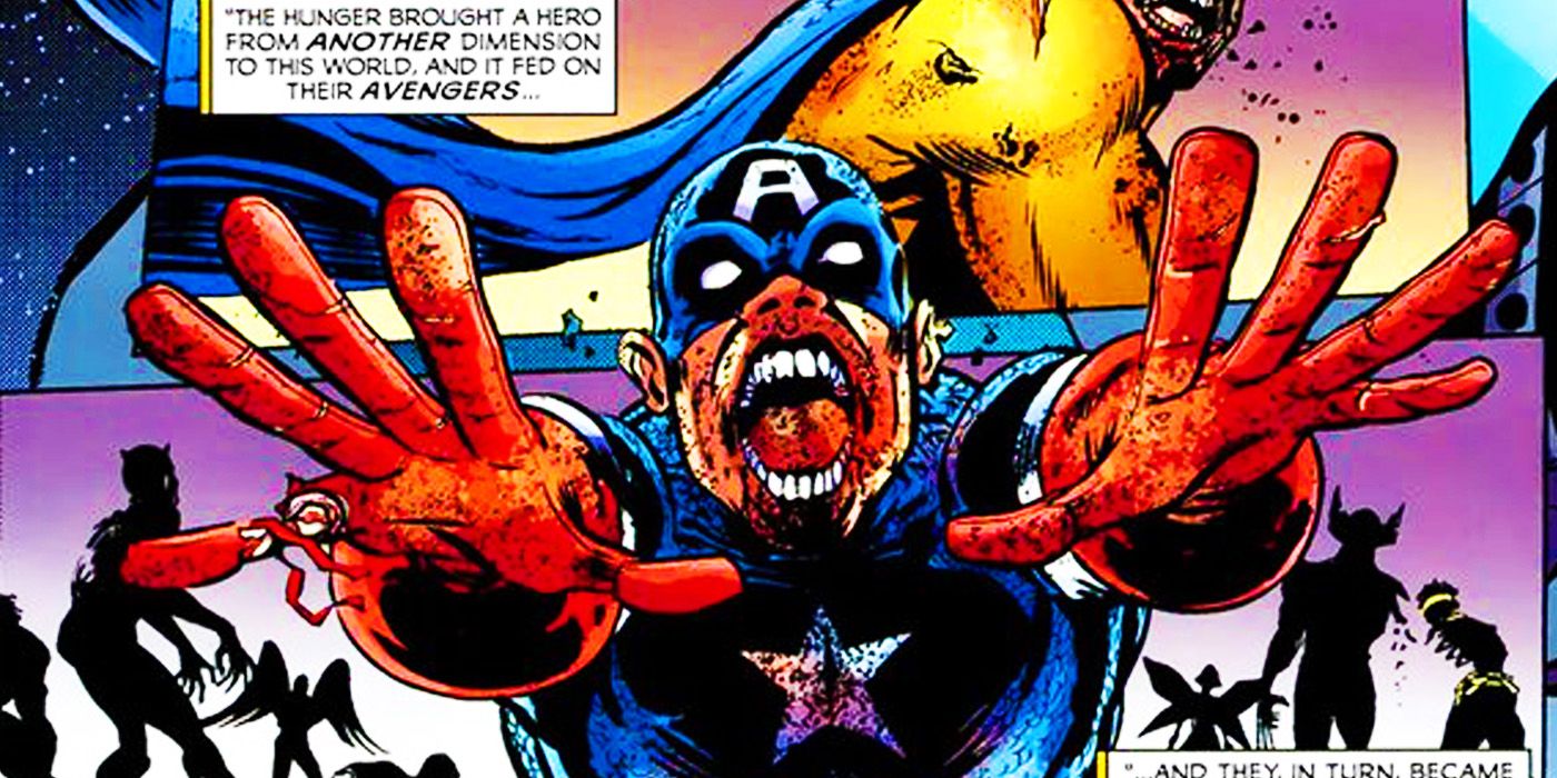 Captain America zombie in Marvel Comics' Marvel Zombies