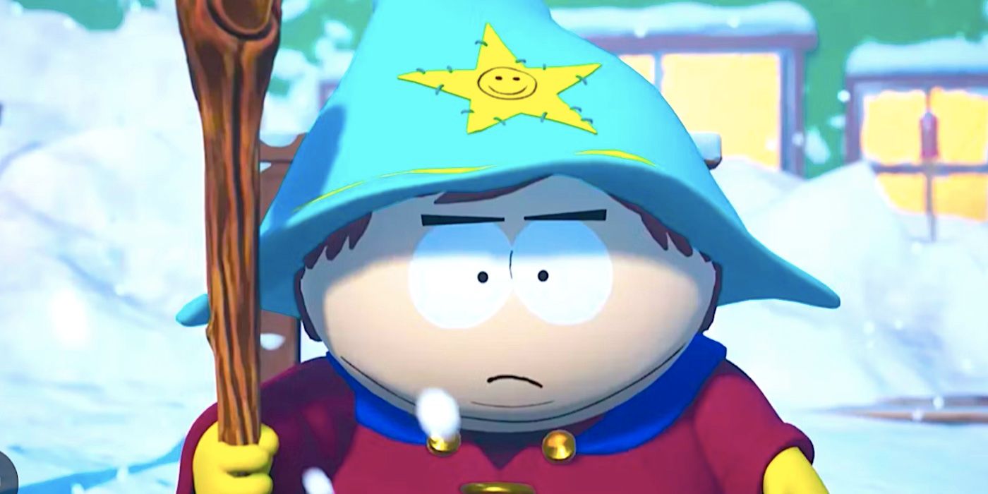 Cartman looking serious in South Park Snow Day