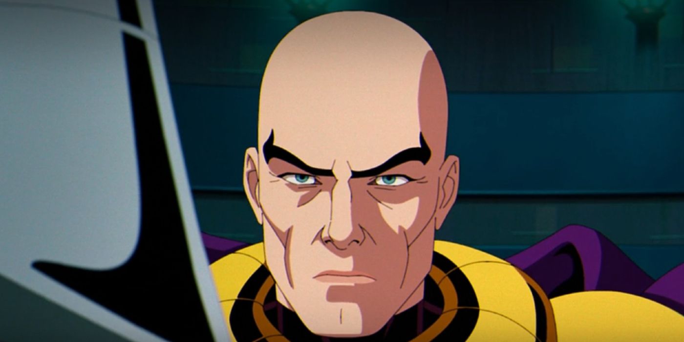 Charles Xavier olhando para Lilandra no episódio 6 de X-Men 97