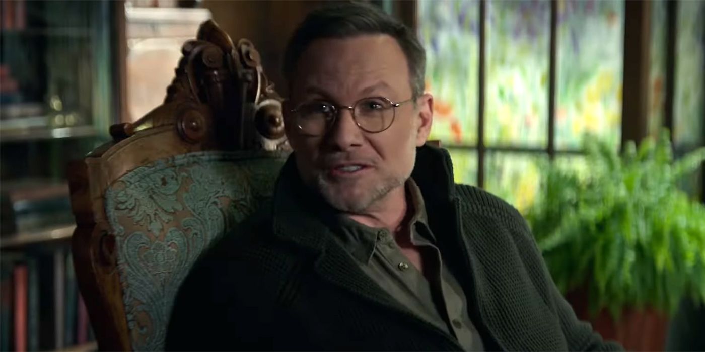 Christian Slater as Mulgarath talking menacingly in The Spiderwick Chronicles