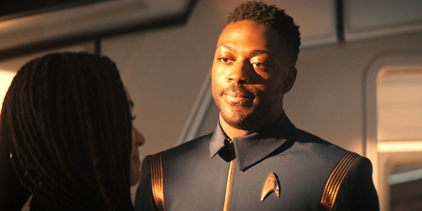 Cleveland Booker as a Starfleet Officer with Michael Burnham in Star Trek Discovery