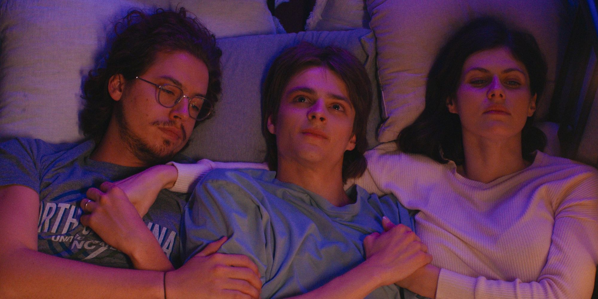 Cole Sprouse with Alexandra Daddario and Corey Fogelmanis in I wish You All The Best