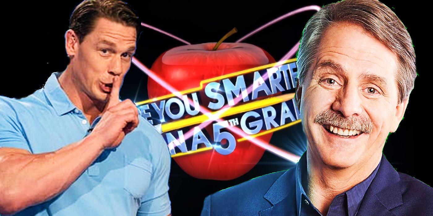 Collage of John Cena and Jeff Foxworthy in Are You Smarter Than a 5th Grader.
