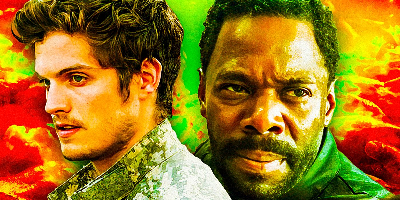 Troy Otto (Daniel Sharman) and Victor Strand (Colman Domingo) from Fear the Walking Dead