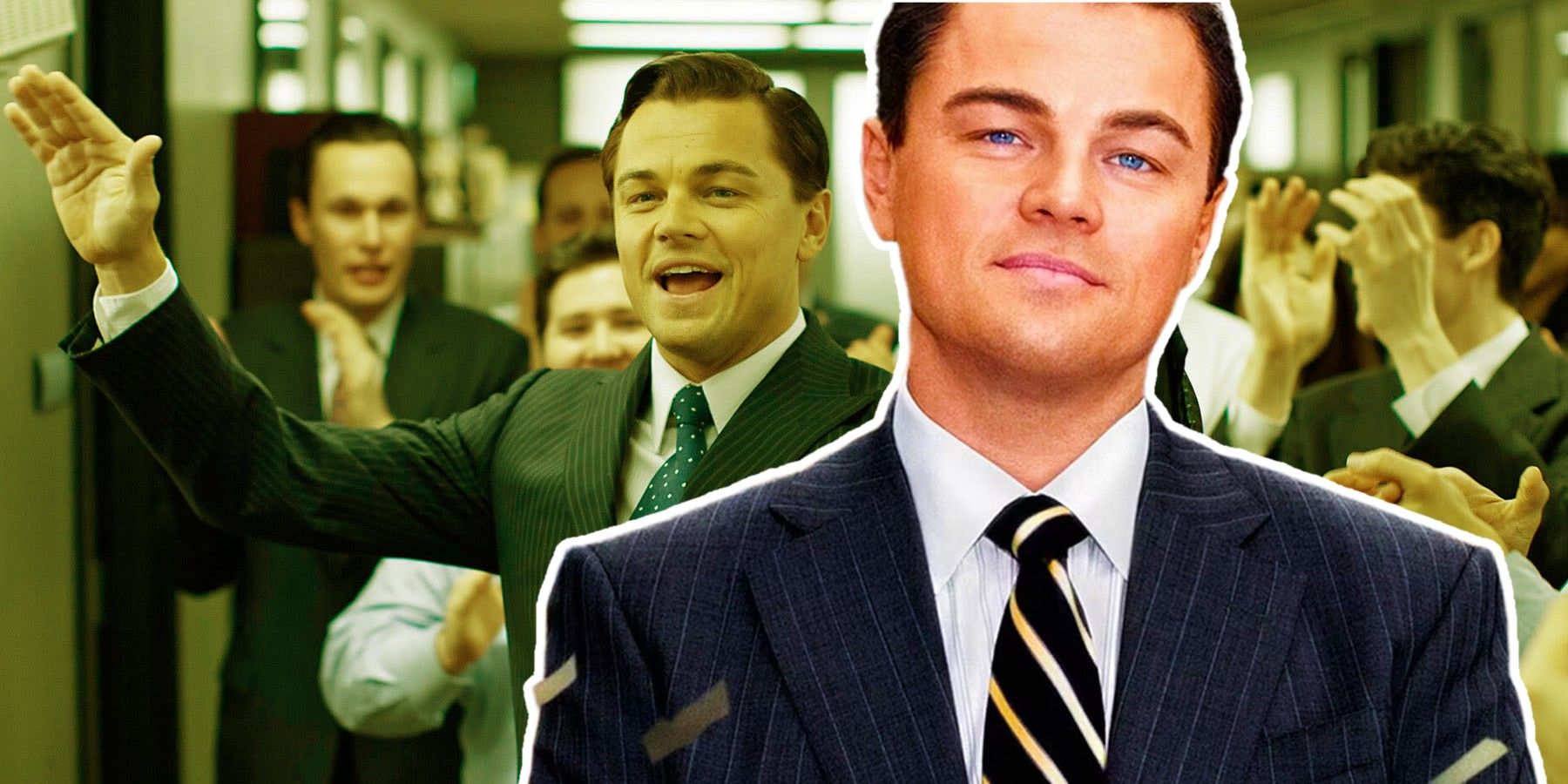 Custom image of Leonardo Dicaprio as Jordan Belfort in The Wolf of Wall Street