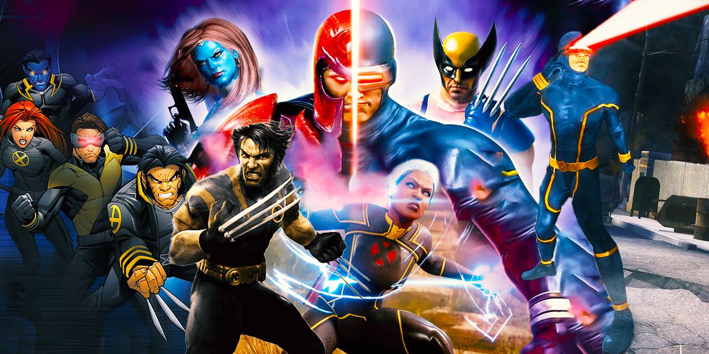 Different X-Men from a variety of games throughout the years. 
