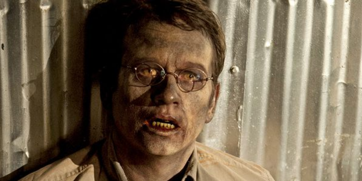 Dallas Roberts as zombie Milton in The Walking Dead