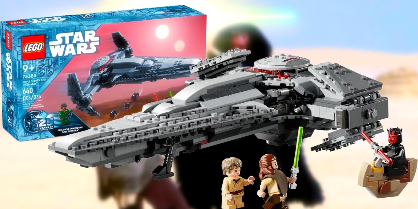 Darth Maul Sith Infiltaror LEGO Custom Image Star Wars